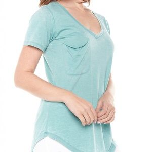 NWT Z Supply Pocket Tee In Lagoon